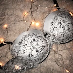 Victoria’s Secret sexy floral lace black and white